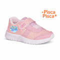 Tênis Infantil Kidy Light Fun Nude Pisca Pisca