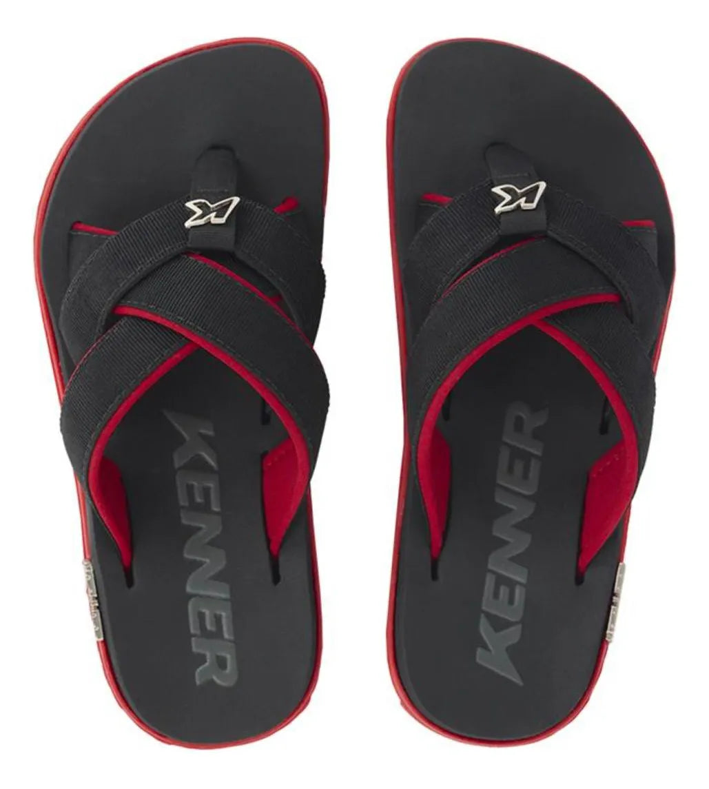 Sandália Kenner Kivah Spider V3 Vermelho/Preto