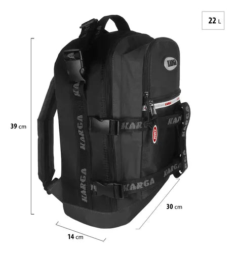 Mochila Karga 22 Litros Plus LOCK
