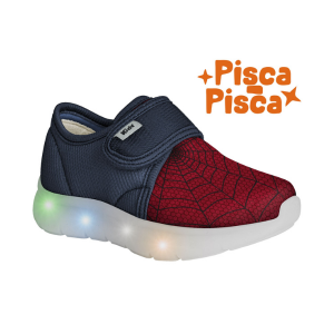 Tênis Infantil Kidy Flex Light com Luzes no Solado