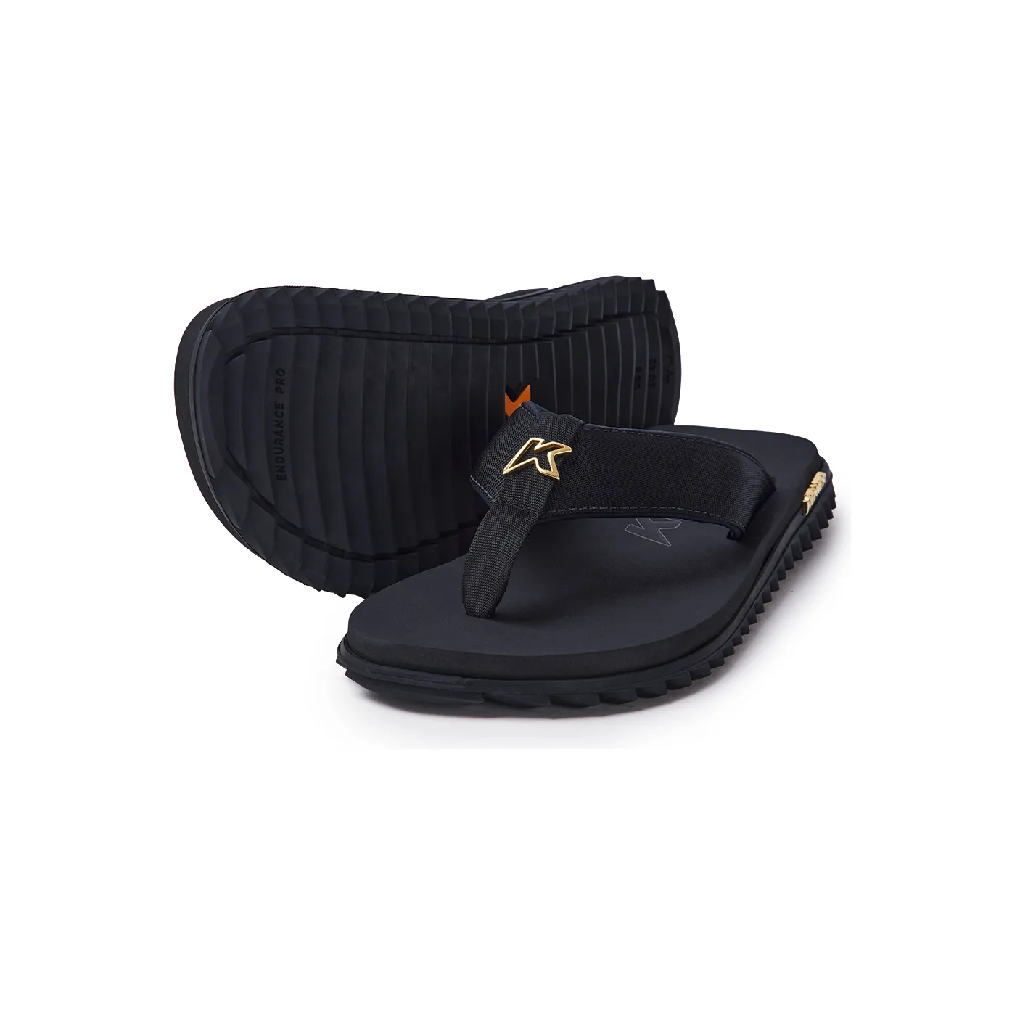 Sandália Kenner Kivah Gold Preto