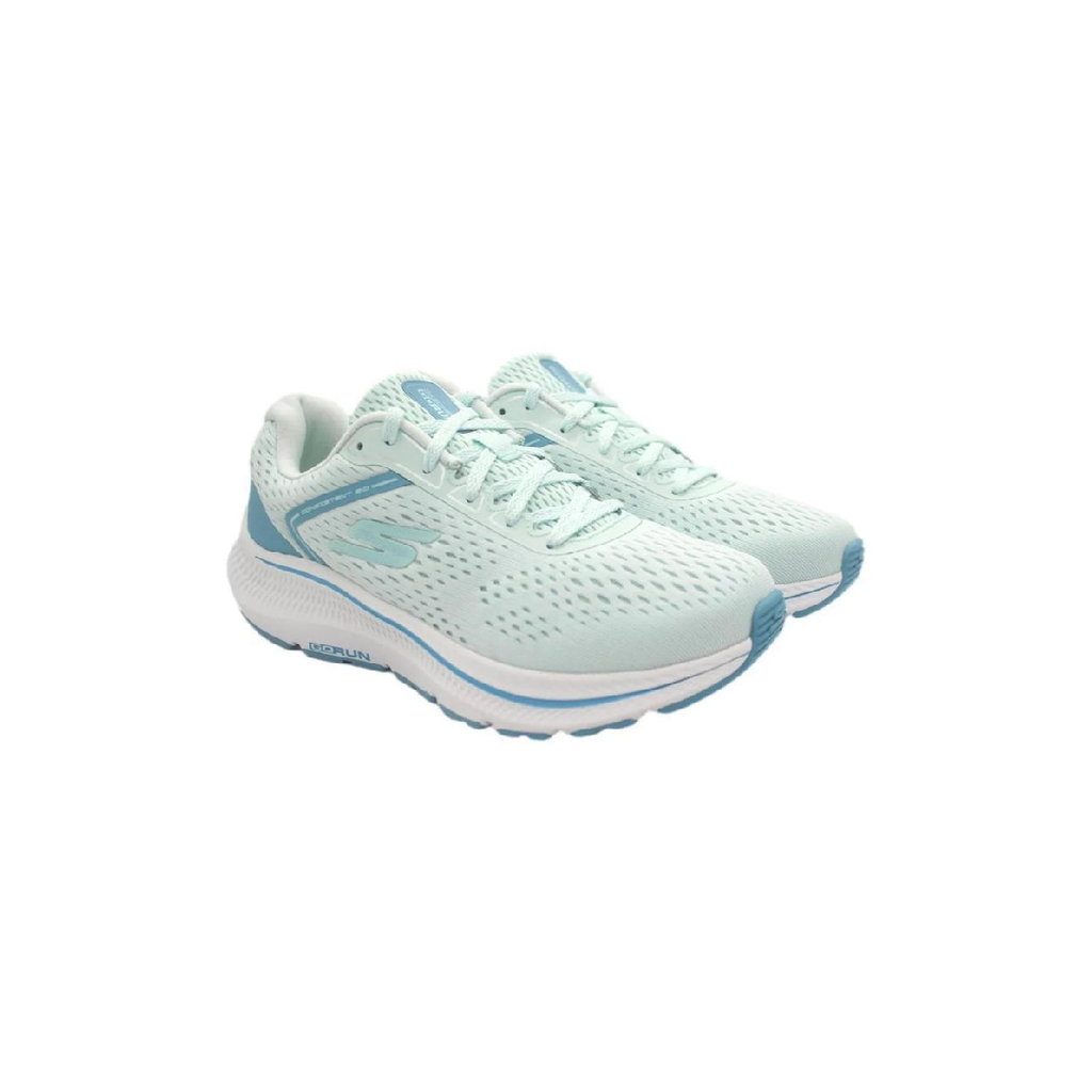 Tênis De Corrida Feminino Skechers Go Run Consistent Mile Marker 2.0 Verde