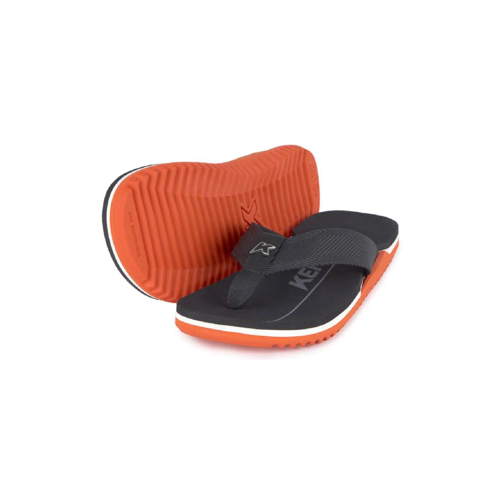 Sandália Kenner NK6 Pro Preto e Laranja