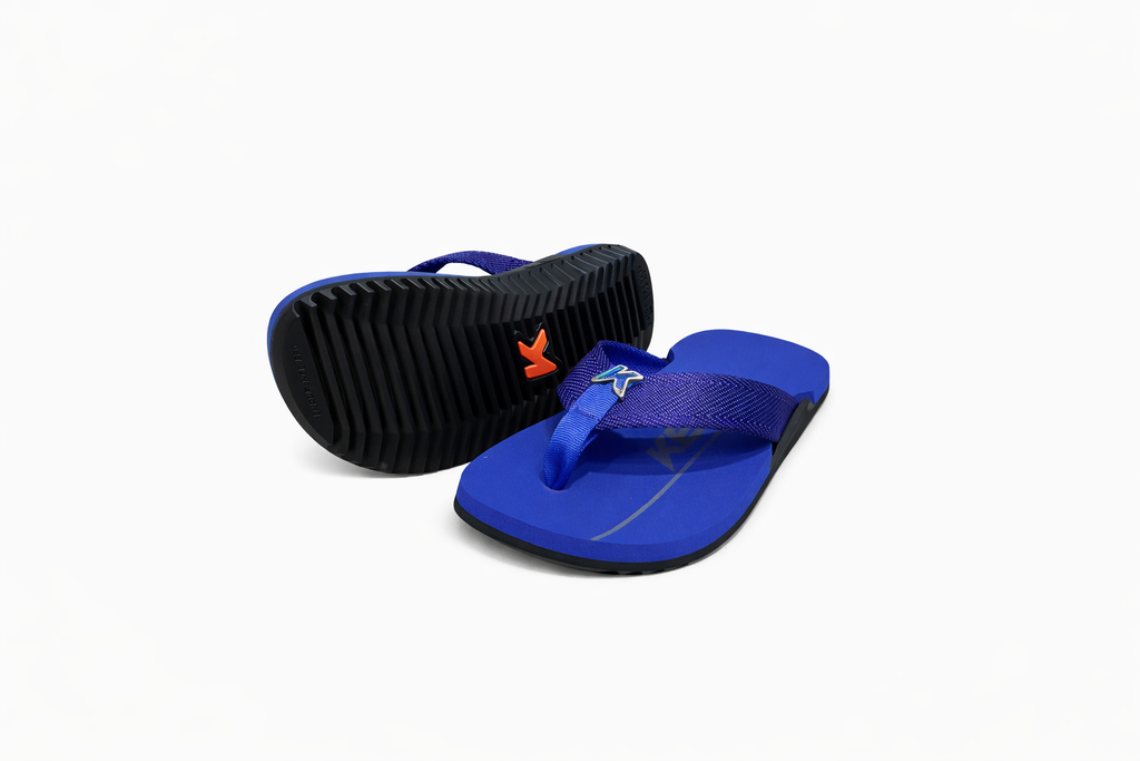Sandália Kenner Nk6 Pro Preto Royal Ante Derrapante - Preto+Marinho