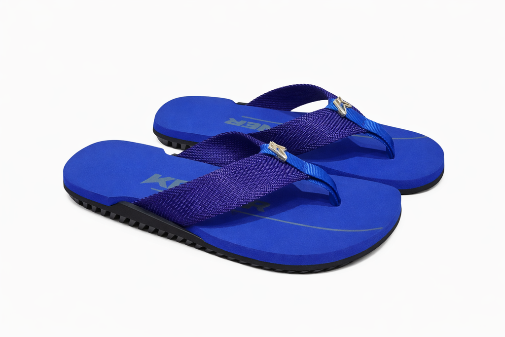 Sandália Kenner Nk6 Pro Preto Royal Ante Derrapante - Preto+Marinho