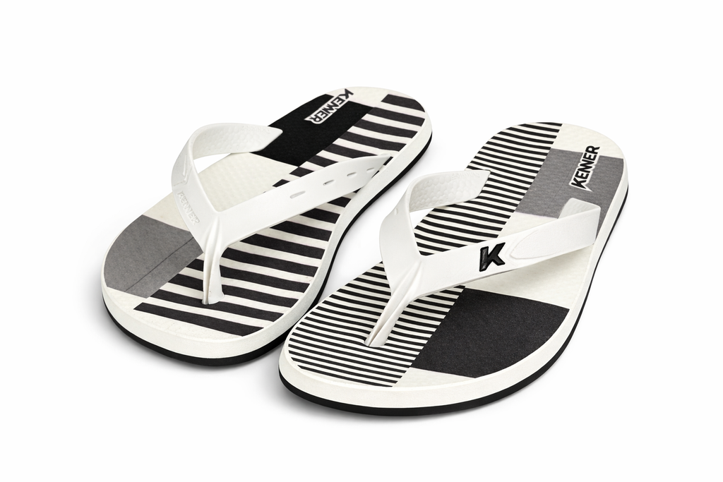 Sandália Kenner Summer Preto/Branco