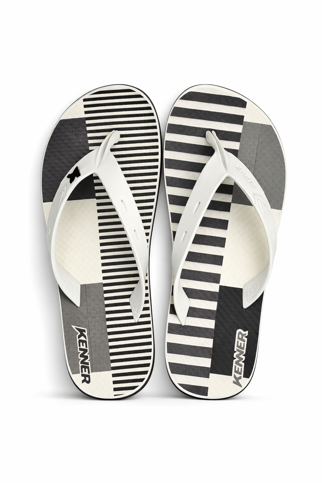 Sandália Kenner Summer Preto/Branco