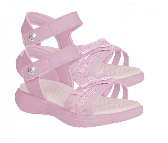 Sandália Infantil Menina Kidy Fly Baby Rosa com Mini Sala de Brinquedo